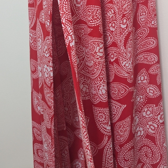 Show Me Your Mumu Heather Halter Red Aquarius Maxi Dress XS - Picture 7 of 9